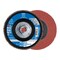 Pferd 4-1/2" x 5/8-11 Thd. POLIFAN Flap Disc - A-COOL SG INOX+ALU, Aluminum oxide, 80 Grit, Conical 62243 - alternate 1